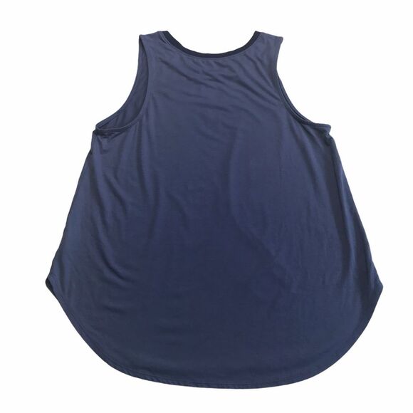 Zoe + Liv Blessed Dusty Blue Tank Top Sz XXL - Picture 2 of 7